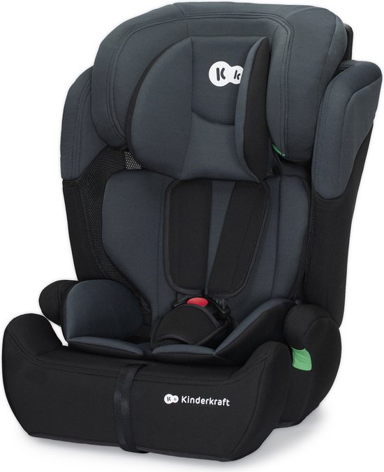 Kinderkraft COMFORT UP I-SIZE - Autostoeltje 76-150 cm - 9-36 kg - Diepe zitting - Afstelbare hoofdsteun - Veiligheidssystemen - Eenvoudig te reinigen - Groep 1/2/3 - Tot 12 jaar - Zwart van Kinderkraft