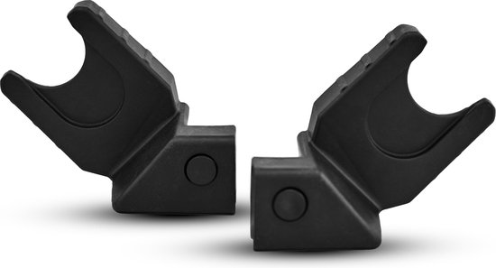 Kinderkraft HELSI 2 Adapter Universele adapters voor kinderwagen en babyzitje, 1 paar, zwart van Kinderkraft