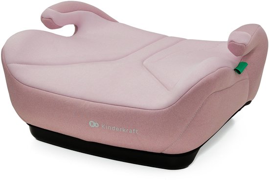 Kinderkraft I-BOOST 2 Autostoel i-Size 125–150 cm (6–12 jaar) | Ultralicht 1,2 kg, Comfortabele Brede Zitting met Armleuningen | R129 Goedgekeurd, Gordelgeleiders & Afneembare Bekleding | Roze van Kinderkraft
