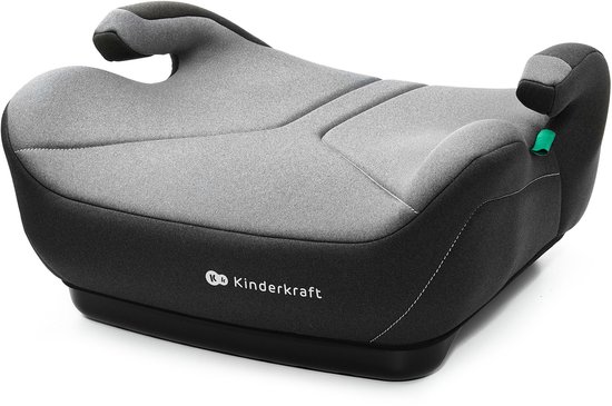 Kinderkraft I-BOOST 2 i-Size - Zitverhoger - Autostoel Booster - 125-150 cm 22-36 kg – 6-12 Jaar – R129 Goedgekeurd – Grijs van Merkloos