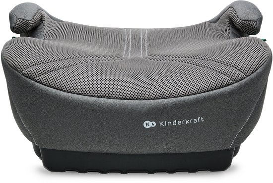 Kinderkraft I-BOOST 2 PRO i-Size - Zitverhoger - ISOFIX - Autostoel Booster - 125-150 cm 22-36 kg – 6-12 Jaar – R129 Goedgekeurd – Grijs van Merkloos