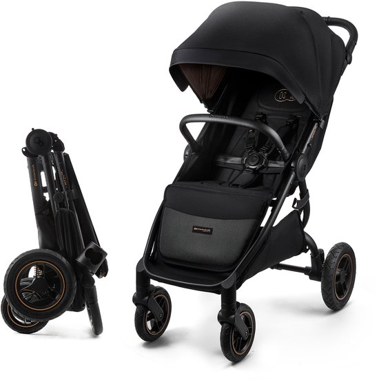 Kinderkraft Mitzy Air – Kinderwagen – Opblaasbare Wielen – Tot 27 Kg – Compacte Inklapfunctie - Zwart van Kinderkraft