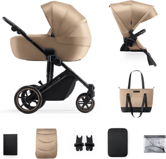 Kinderkraft PRIME2 - Kinderwagen 2in1 - Praktische accessoires - Beige van Kinderkraft