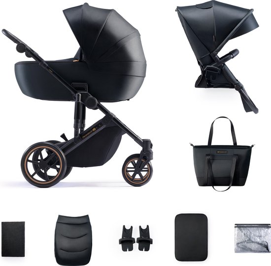 Kinderkraft PRIME2 - Kinderwagen 2in1 - Praktische accessoires - Zwart van Kinderkraft
