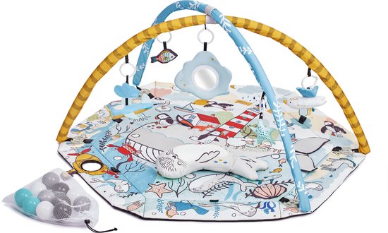 Kinderkraft SMARTPLAY SEA - Speelkleed - Speelbogen - 5 afneembare speeltjes van Kinderkraft