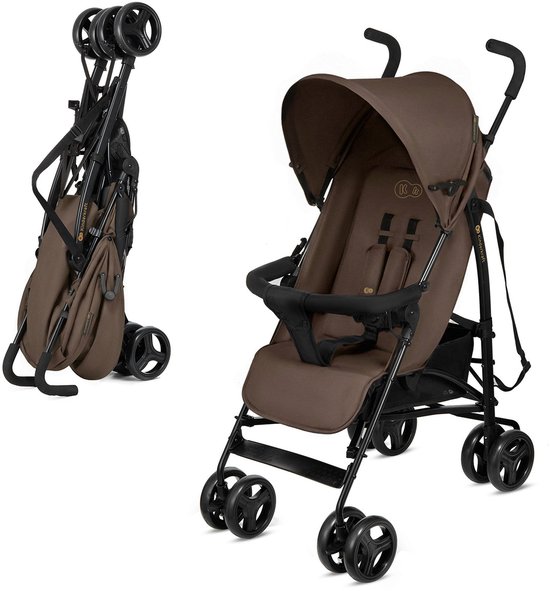 Kinderkraft TIK - Buggy - Lichtgewicht - Inklapbaar - Bruin