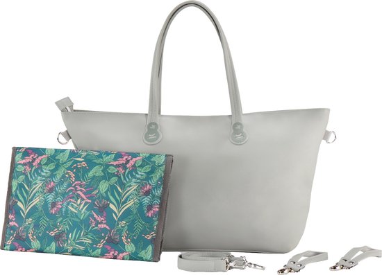 Kinderkraft TREASUREBAG - Tas - voor de kinderwagen - Verschoningsmat - Grijs van Kinderkraft
