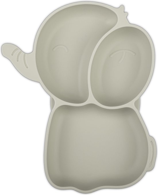 Kinderservies set 5-delig beige olifant kraamcadeau van Kinder