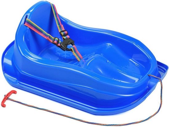 Kinderslee met veiligheidsgordel tot 3 jaar - blauw van Merkloos