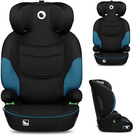Kinderstoel Auto - Autostoel - Kinderzitje - Zitverhoger - Autozitje voor 3 jaar of Ouder - Zwart met Blauw van Kinder