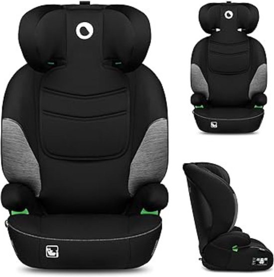Kinderstoel Auto - Autostoel - Kinderzitje - Zitverhoger - Autozitje voor 3 jaar of Ouder - Zwart met Grijs van Kinder