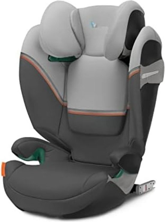 Kinderstoel Auto- Kinderzitje Auto- Zitverhoger Auto- Kinderzitje Stoelverhoger- Lava Grijs van Kinder