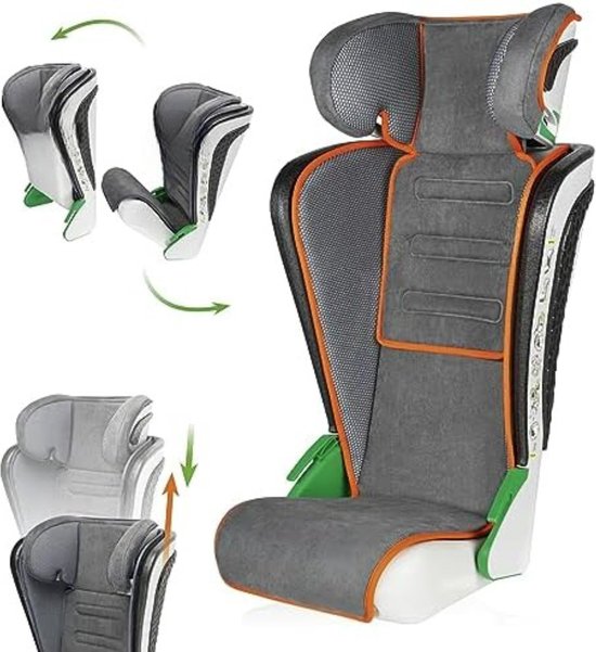 Kinderstoel Auto- Kinderzitje Auto- Zitverhoger Auto- Kinderzitje Stoelverhoger - Oranje van Kinder