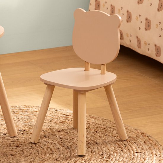 Kinderstoel Beer Bruin