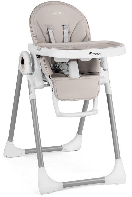 Kinderstoel met tafel, Belo ligstoel, grijs