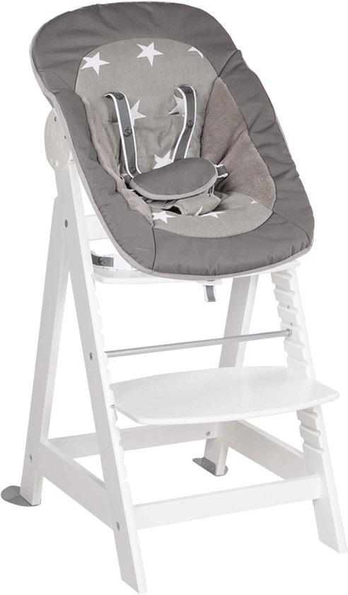 Kinderstoel Set - Baby Stoel - Vanaf Geboorte - Met Ligfunctie - 80 cm Hoog - Wit
