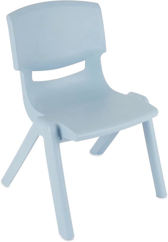 Kinderstoel voor binnen en buiten - Stapelbaar en ergonomisch - Zithoogte ca. 25 cm
