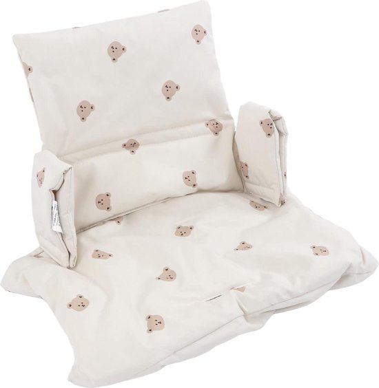 Kinderstoelkussen - Eenvoudig aan te brengen en volledig schoon te vegen zitkussen voor kinderstoel (Type C) met cartoonpatroon. van Merkloos