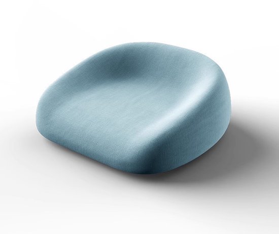 Kinderstoelkussen verhoger – Afneembare hoes en antislip – Met verstelbare veiligheidsgordel – Voor peuters aan tafel of onderweg – Droomblauw van KidooKids