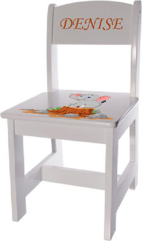 Kinderstoeltje met naam - gepersonaliseerd - kraamcadeau - verjaardag kind - persoonlijk cadeau van Kinder
