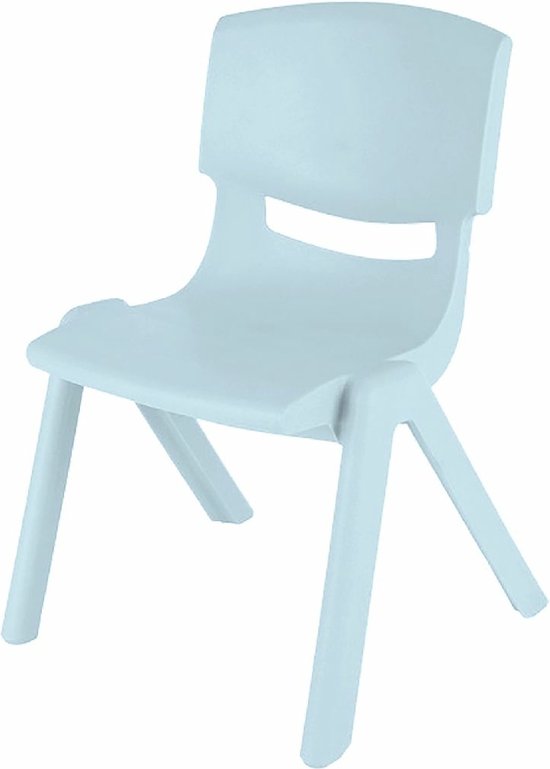 Kinderstoeltje Plastic Pastel Blauw van Merkloos