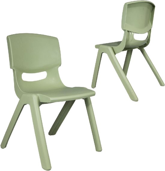 Kinderstoeltje Plastic Pastel Groen van Merkloos