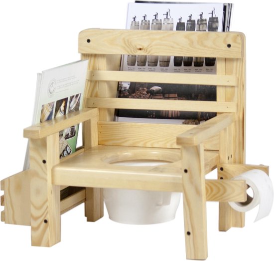 Kindertoilet / Hout / Kraamcadeau / WC / Kinderpotje / Babygeschenk van Kinder