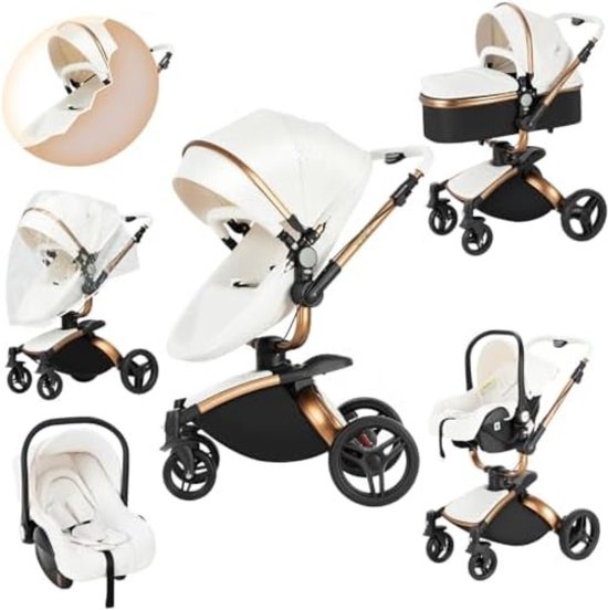 Kinderwagen 3 in 1 - Babywagen 3 in 1 - Wandelwagen - Kinderwagen 3 in 1 Incl Autostoel van Kinder