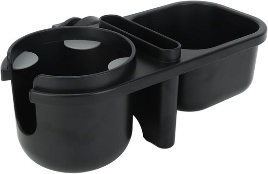 Kinderwagen Bekerhouder - Kinderwagen Snackbak - Onderweg Spullen Meenemen - 360 Graden Rotatie - 24 x 11 x 10 cm van Merkloos