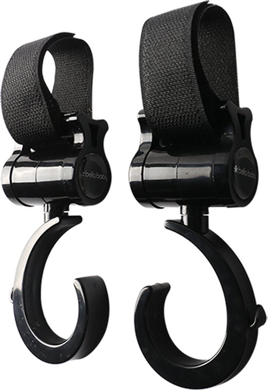 Kinderwagen Haakjes - Boodschappentassen ophangen - Buggy Clipjes - 2 Stuks van Kinder