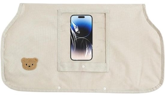 Kinderwagen Handwarmers - Moffen Wanten - Wandelen Buiten - Waterdicht Winddicht - 52 x 30 cm - Wit