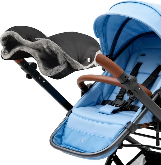 Kinderwagen Handwarmers - Warme Mof - Buiten Wandelen - Water- en Winddicht - Universeel Model - Zwart