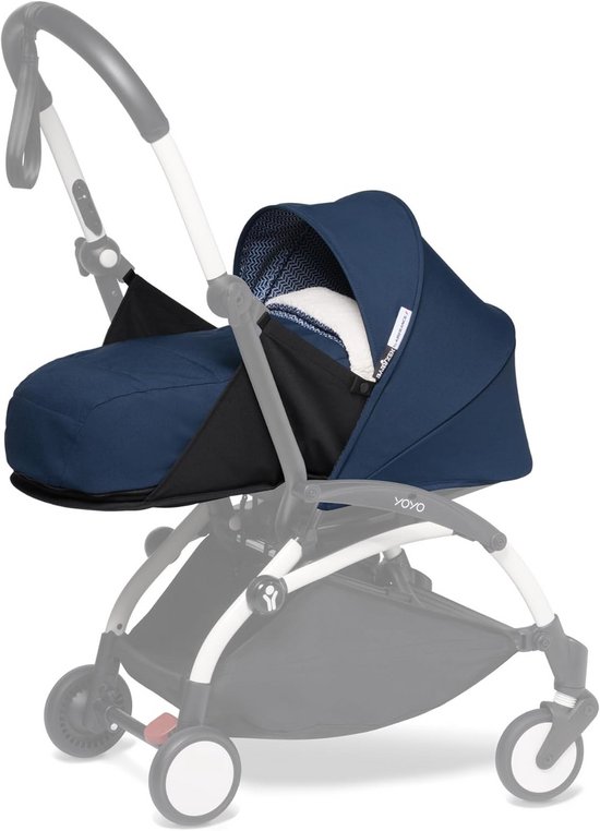 Kinderwagen Inzet Vanaf Geboorte - Comfortabele Ligpositie met Voetenzak van Merkloos