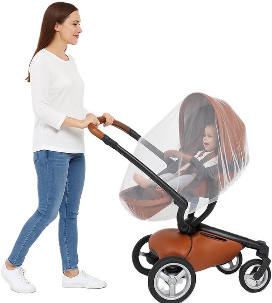 Kinderwagen klamboe Muggennet – Universeel Muggennet Voor Buggy, Kinderwagen En Reiswieg