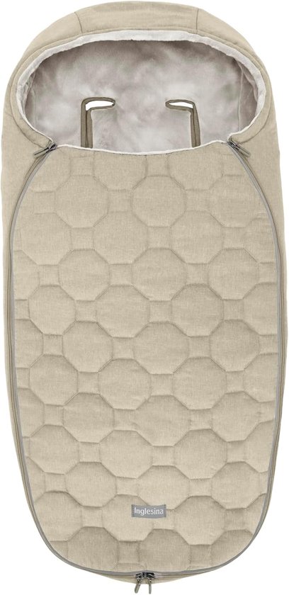 Kinderwagen Muts - Handmof Voetenzak - Wandelen Buiten - Water- en Winddicht - 95 x 47 cm - Beige