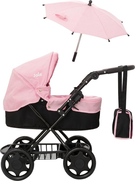 kinderwagen & parasol, inclusief bijpassende luiertas en verstelbare capuchon, opbergruimte onder de zitting, kinderwagenspeelgoed, vanaf 3 jaar van Kinder