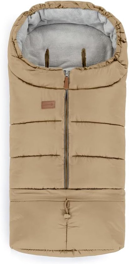 Kinderwagen Slaapzak - Voetenzak Baby - Winterse Wandelingen - 3-in-1 Verstelbaar - 110 cm Lang - Zoete Toffee