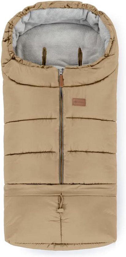 Kinderwagen Slaapzak - Voetenzak Winter - Baby Warm Houden - 3-in-1 Verstelbaar - 110 cm Lang - Zoete Toffee