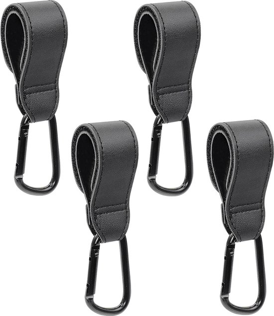 Kinderwagen tassenhaakjes - Haakjes voor tassen - Buggy haakjes - Boodschappen haak - Set van 4 - Extra stevig - Buggy haakjes - Kinderwagen tassenhaak - Tas Hanger van Kinder