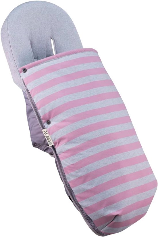 Kinderwagen Voetenzak - Baby Slaapzak - Warm Buiten Zitten - Oeko-Tex Katoen - 42 x 100 cm - Roze