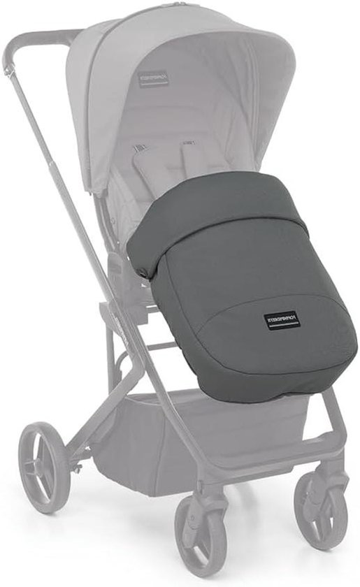 Kinderwagen Voetenzak - Baby Topper - Baby Warm Houden - Winddicht en UV Beschermend - 37x56x14 cm - Grijs