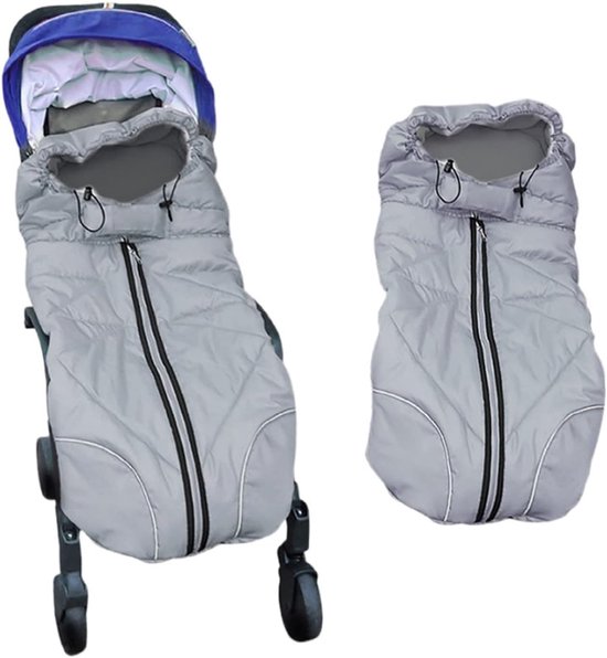 Kinderwagen Voetenzak - Babyslaapzak - Winterse Uitjes - Universele Pasvorm - 110x43cm