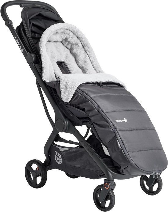 Kinderwagen Voetenzak - Universeel Baby - Warm Blijven - Waterafstotend Fleece - 6 Maanden tot 4 Jaar - Zwart