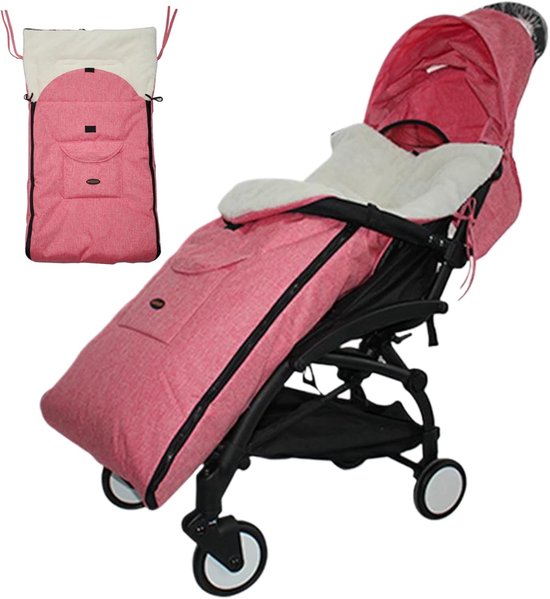 Kinderwagen Voetenzak - Winter Slaapzak - Warm Buiten - Pluche Voering - 93 x 43 cm - Stijl 1