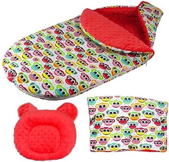 Kinderwagen Voetzak - Buggy Liner Slaapzak - Baby Comfort - Afneembare Voorklep - 85x45 cm - Zwart