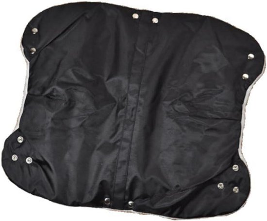 Kinderwagenwanten - Handmof Buggy - Handen Warm Houden - Waterafstotend Oxford Doek - 52 x 25 cm - Zwart