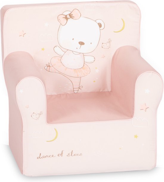 Kinderzetel Ballerina Peuterstoel - Kinderfauteuil - Kinderbank - Kindersofa - Kinder fauteuil - Kinderzeteljes peuters - Kinder zetel - Kinderstoel - kinderfauteuils - Speelgoed 1 jaar - Gomoor