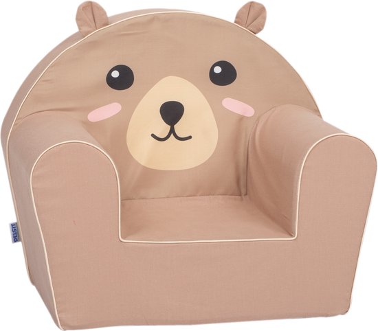 Kinderzetel Beer met Oren - Kinderfauteuil - Kinderbank - Kindersofa - Kinder fauteuil - Kinderzeteljes peuters - Kinder zetel - Kinderstoel - kinderfauteuils - Speelgoed 1 jaar - Gomoor