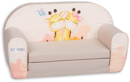 Kinderzetel Best Friends Bank - Kinderfauteuil - Kinderbank - Kindersofa - Kinder fauteuil - Kinderzeteljes peuters - Kinder zetel - Kinderstoel - kinderfauteuils - Speelgoed 1 jaar - Gomoor van Merkloos