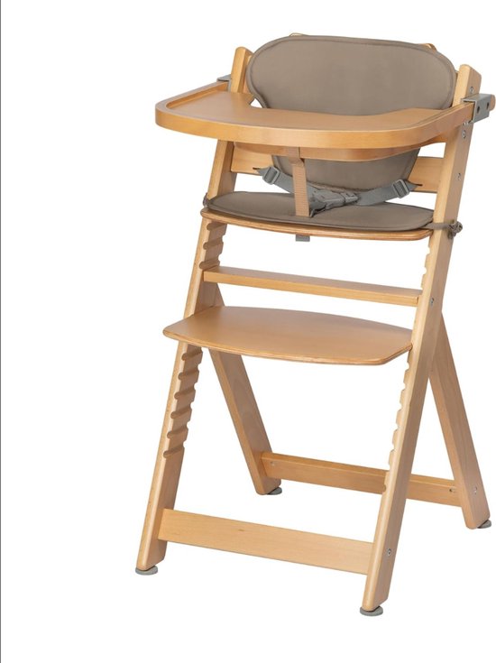 Kinderzetel - Eetstoel Baby 6 Maanden en Ouder - Kinder Eetstoel - Kinderstoel - Inklapbare Eetstoel - Hout van Kinder